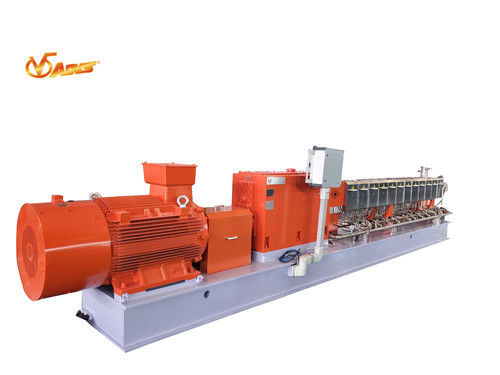 Granule Masterbatch Production Line , Double Screw PE / ABS / Pp Extruder Machine