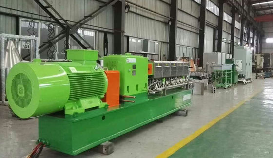 PC / ABS Blending Twin Screw Extrusion Machine For Polymer Alloy Compounding