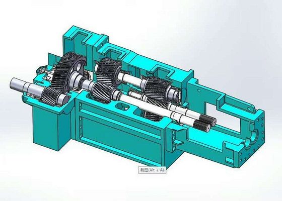 7200 Kg/H Output Compounding Twin Screw Extruder Machine 1500kw Motor Power