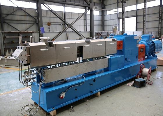 Max 1800rpm/M Extrusion Machine , Twin Screw Compounding Extruder Custom Color