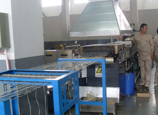 Fiber Coating Thermoplastic Line , Polymer Plastic Granulator Machine