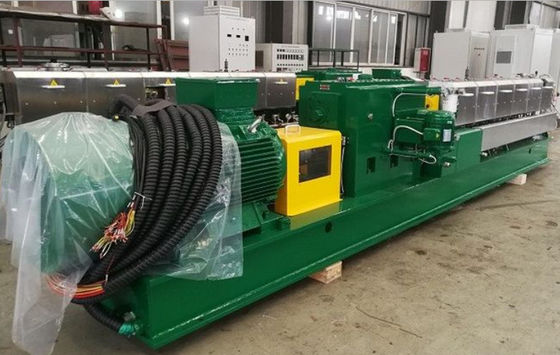 Customized Plastic Granulator Machine , Full Intermeshing Double Screw Extruder Machine