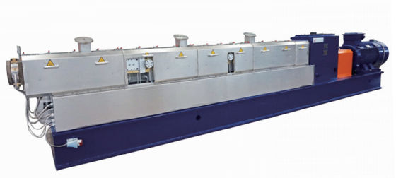 Nitriding Twin Screw Extrusion Machine , Co Rotating Recycled Plastic Extruder