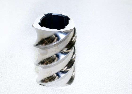Buss Twin Screw Extruder Machine Parts 3 Flighted Screw Elements custom design