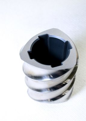 Buss Twin Screw Extruder Machine Parts 3 Flighted Screw Elements custom design