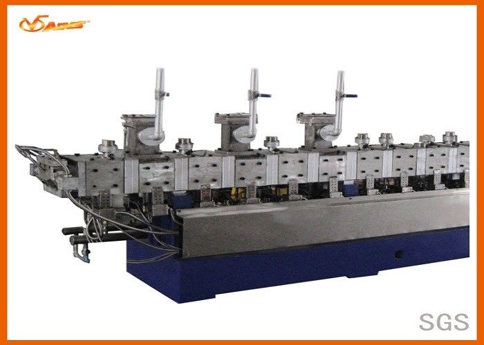 PE / PC / PVC Industrial Extruder , Multiple Feed Twin Screw Compounding Extruder